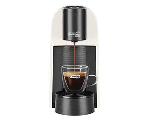 Caffitaly System, Macchina Caffè Volta S35 per Capsule Originali Caffitaly, Veloce e Silenziosa, Sistema Multibevanda, Dosaggio Automatico, Accensione Rapida, Autospegnimento, 42kWa, Bianca