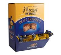 Caffo® | Borsci® | Pralina di Cioccolato Ripiena di Morbida Crema Pasticcera all'Elisir San Marzano - 1 Kg (Circa 50 Praline)