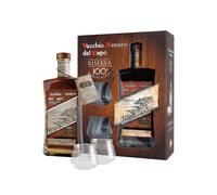 Vecchio Amaro del Capo Riserva del Centenario cl. 70 - confezione con 2 pregiati bicchieri da degustazione.