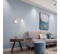 CAFIEDR Applique da Parete Moderna con Braccio e Interruttore, faretto da Parete a LED Regolabile, Illuminazione per testiera, Lampada da Lettura, Lampada da Comodino, lampadario - Nichel