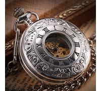 CAFIEDR Orologio da tasca Orologio da tasca meccanico Flip