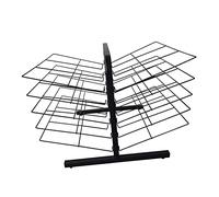 CAFIEDR Stendibiancheria Art, Stendibiancheria Art in Filo Metallico a 10 Piani Pieghevole salvaspazio Altezza 42 cm Multicolore(A 10 Floors)