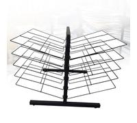 CAFIEDR Stendibiancheria da Tavolo a 10 Strati, stendino da Tavolo per Disegni con intervalli di 2 cm, stendino per Carta, per scuole, asili, Case e aule