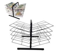 CAFIEDR Stendibiancheria Mobile per opere d'Arte in 5 Misure - Organizzatore d'Arte bifacciale per aule, Studio e casa, con Ruote per Un Facile Spostamento, da 10 a 50 (10)