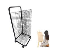 CAFIEDR Stendibiancheria per Disegni a 35 Strati, con Ripiani Pieghevoli, intervallo di 2 cm per Le scuole