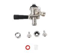 Cafopgrill Accoppiatore Tipo Keg, rubinetteria Birra con valvola limitatrice di Sicurezza Dispenser Birra Impastatore barile Tipo S con Impugnatura Nera per Home Brewing