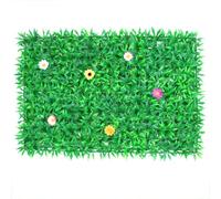 Cafusesdd 6/12 pannelli di siepi artificiali, fondale verde per pareti, colori vivaci, strati sostanziali, include fascette per cavi, pannelli di siepi artificiali per cabine fotografiche(C,12pcs)