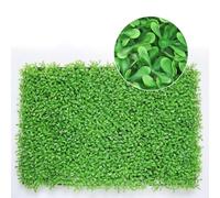 Cafusesdd 6/12 pannelli di siepi artificiali, fondale verde per pareti, colori vivaci, strati sostanziali, include fascette per cavi, pannelli di siepi artificiali per cabine fotografiche(H,6pcs)