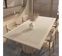 Cafusesdd Tovaglia rettangolare in PVC, impermeabile, nessun lavaggio, isolamento termico, pulisce istantaneamente con una sola passata, per uso esterno, cucina, hotel (J, 80 x 140 cm)