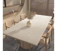 Cafusesdd Tovaglia rettangolare in PVC, impermeabile, nessun lavaggio, isolamento termico, pulisce istantaneamente con una sola passata, per uso esterno, cucina, hotel (D, 80 x 130 cm)