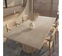 Cafusesdd Tovaglia rettangolare in PVC, impermeabile, nessun lavaggio, termoisolante, pulisce istantaneamente con una sola passata, per uso esterno, cucina, hotel (K, 80 x 120 cm)