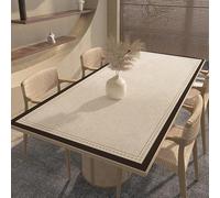 Cafusesdd Tovaglia rettangolare in PVC, impermeabile, nessun lavaggio, termoisolante, pulisce istantaneamente con una sola passata, per uso esterno, cucina, hotel (O, 80 x 120 cm)