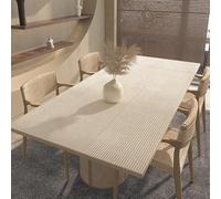 Cafusesdd Tovaglia rettangolare in PVC, impermeabile, nessun lavaggio, termoisolante, pulisce istantaneamente con una sola passata, per uso esterno, cucina, hotel (C, 90 x 160 cm)