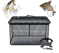 Cage a Rete Riflettente Pieghevole - Gabbia di Rete Riflettente Pieghevole | Trappola per Lo stoccaggio catturata dal Pesante | Tenendo Trappola per Il Torrente Aree Marine e rocciose Contenitore