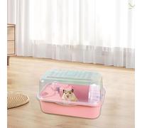 Cage di criceto piccola gabbia animale, con top aperbile, portatile, habitat