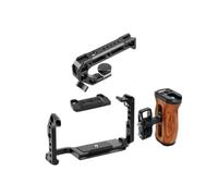 Cage per fotocamera, compatibile con Sony, FX30 FX3 | Rabbit cage, impugnatura laterale superiore, accessorio luce foto, modello 66225(Green)