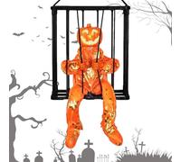 Cage Prigioniera di Halloween | Terror D'animazione Fested House Decoration Prop | Urlando Arredamento di Halloween con Movimento E Sensore di Luce, Decorazione Animata, Gabbia Prigioniera