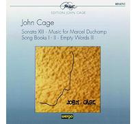 Cage - Sonata Xiii / Song Books I-Ii