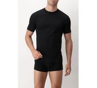 CAGI Intimo Uomo T-Shirt Girocollo Manica Corta Cotone Pettinato 05306 Colore Nero Taglia 7
