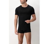CAGI 1318 T-shirt Girocollo Basso Uomo 100% Filo di Scozia BIANCO-NERO