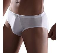 CAGI 2 Paia di Slip Uomo Midi Sport Art. 1291 100% Cotone in Jersey Mercerizzato col. Assortiti Mis. dalla 3 alla 8 (Bianco, 4)