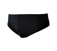 CAGI 2 Pezzi Slip Uomo in Cotone Elasticizzato Elastico Interno Art. 1821 (Nero, 7)