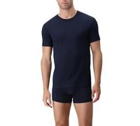 CAGI 3 Manica Corta Intimo Uomo T-Shirt Girocollo Cotone Pettinato 1306 5306 Blu TG. 6