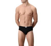 CAGI 3 Slip Intimo Uomo Slip Medio Cotone Jersey Mercerizzato - 1291 Colore Nero Taglia 3