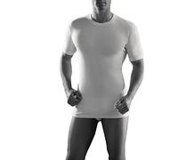 CAGI 3 t-Shirt Uomo Mezza Manica Cotone Felpato Girocollo Bianco Art.1310 (5)