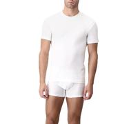 CAGI 6 T-Shirt Uomo Manica Corta 1306 Bianco Giro Alto 100% Cotone con PROFUMATORE Saggio