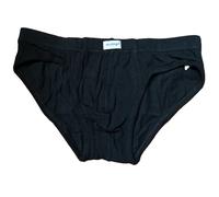 CAGI Slip Midi Uomo in Cotone Elasticizzato Stretch Elastico Interno 35111 Daily 4°/M Nero