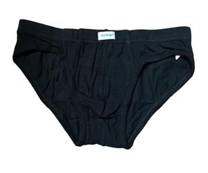 CAGI Slip Midi Uomo in Cotone Elasticizzato Stretch Elastico Interno 35111 Daily 7°/XXL Nero