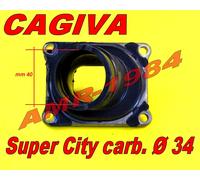 CAGIVA 125 SUPER CITY COLLETTORE Imbocco 40 mm X CARB Ø 34 Ø 36 Ø 37 MIKUNI 35