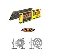 CAGIVA SXT 125 1982 KIT TRASMISSIONE CORONA 46 PIGNONE 16 CATENA DID 428D