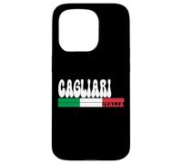 CAGLIARI City Italia Vintage Bandiera Italia per gli amanti dei viaggi Custodia per iPhone 15 Pro