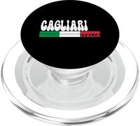 CAGLIARI City Italia Vintage Bandiera Italia per gli amanti dei viaggi PopSockets PopGrip per MagSafe