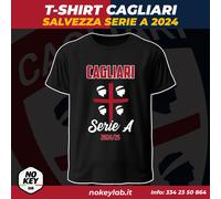 CAGLIARI T-SHIRT SALVEZZA SERIE A 2024 CALCIO SARDEGNA