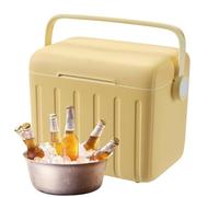 CAGLIE CAMBIARE CAMPAGGIO - Scatola Di Stoccaggio A Freddo Con 6 Pacchetti Di Ghiaccio | 6L CASSO PICNIC PICNIC PORTATILE PER CASSE PER IL BASSAMENTO PER DRIVI, ESCITAZIONI, GIORNITÀ