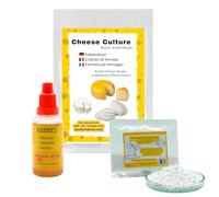Caglio 30ml + Fermenti per Formaggio + Cloruro di calcio 10g - Formaggio fatto in casa