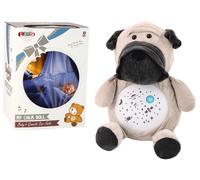 Cagnolino di peluche che aiuta ad addormentarsi con modalità giorno e notte