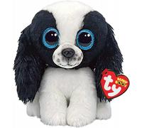 Cagnolino di peluche TY sissy 15 cm (bianco e nero)