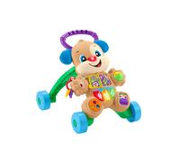 Fisher-Price Cagnolino Primi Passi - Ridi & Impara, Edizione multilingue, giocattolo musicale per camminare; Giocattolo per Neonati e Bambini da 6+ mesi