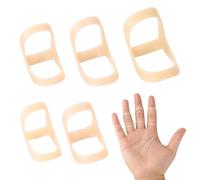 CAGSIG Stecche ovali per dita, 5 pezzi, stecca ovale per grilletto, martello, artrite, raddrizzamento, tutore per dito a grilletto per pollice medio mignolo o dito ad anello, dimensioni 6, 7, 8, 9, 10