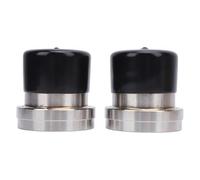 CAGUYLONA 2 Pezzi di Protezioni per Cuscinetti di rimorchio, Protezione per Cuscinetti delle Ruote in Lega di Alluminio e Acciaio Inox con Controllo Automatico e Copertura Protettiva per