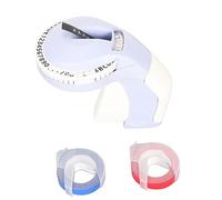 CAGUYLONA Macchina per Etichette in Rilievo, Stampante per Etichette Manuale con 2 Rotoli di Nastro, Etichettatrice 3D Portatile in Rilievo per Organizzazione Domestica, Regali Fai da Te,