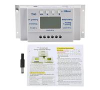 CAGUYLONA Regolatore di Carica Solare MPPT 12 V 24 V Auto 40 A con Display LCD, regolatore Solare MPPT ad Alta efficienza per sistemi di Illuminazione Stradale e Applicazioni Fuori Rete