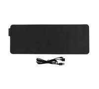 CAGUYLONA Tappetino per mouse da gioco RGB extra large, tappetino da scrivania con LED wireless e 14 modalità di illuminazione, base in gomma antiscivolo estesa 800x300 mm per il gaming su P