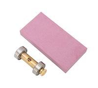 CAGUYLONA Watch Repair Screwdriver Sharpener with 3000 Grit Sharpening Stone, Compact Copper Holder for Precision Watchmaking Tools, Ideal for Amateurs and Hobbyists