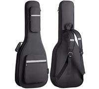 CAHAYA Borsa Chitarra Elettrica Custodia per Chitarra Elettrica Imbottita da 12mm con 6 Tache per Accessori e Strisce Riflettente