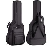 CAHAYA Custodia per Chitarra Borsa Chitarra Acustica Classica Impermeabile con 6 Tasche Custodia Chitarra Imbottita da 8mm [Versione Multi-tasche]